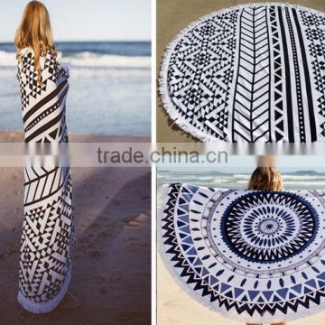 round beach towel bulk