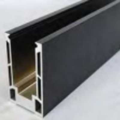 Elegant custom aluminum frameless glass railing aluminum profile