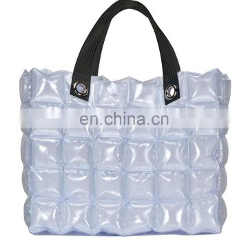 PVC inflatable bubble shopping bag with handles