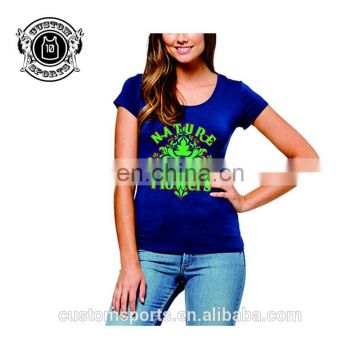 Custom printed t-shirts with silk screen printing