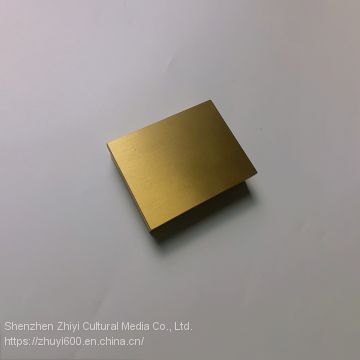 Brass 250g tea brick packaging box with lid, size can be customized