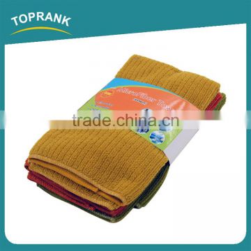 Toprank High Water Absorbent Cheap Wholesale Microfiber Cleaning Car Cloth Towel Kitchen Cleaning Microfiber Towel