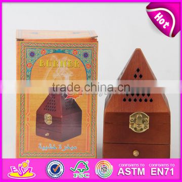 best hottest wooden incense burner for arabic W02A262-S