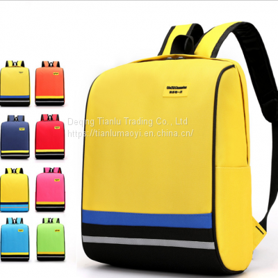 Kindergarten schoolbag custom logo with reflective strip backpack printing children schoolbag Backpack NEW