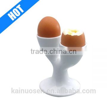 China Wholesale Cheap White Porcelain Double Egg Cup