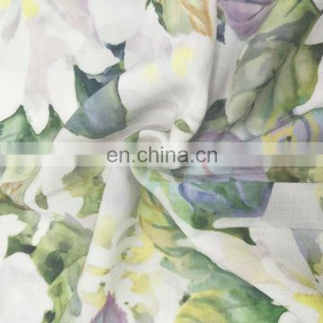 Hot Sell 100% Rayon Digital Printing Fabric With Flowers