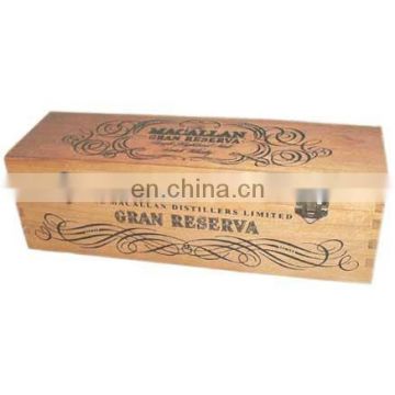 Wholesale luxury customized gift packaging wooden wine box
