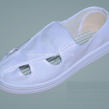 ESD/ Antistatic Cleanroom Canvas 4 holes shoes