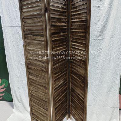 Best Selling Portable Folding 3 Panel Wooden Screen For Bedroom