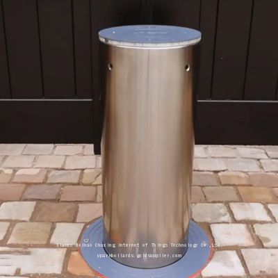 UPARK Stainless Steel Security Post for School Pavement Driveway Light Post Customized Anti-collision Integral Bollard
