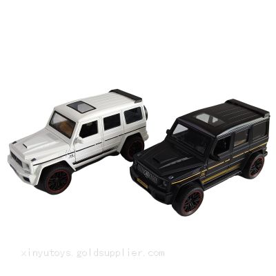 1:24 Pullback Sound & Light 4 Openable Doors Diecast Metal Cars Alloy Stimulated Vehicle Toys