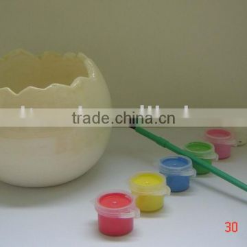 DIY Ceramic/Terracotta Outdoor Citronella Egg Shaped Candles
