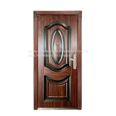 Wholesale Sound Proof Security Doors Turkey Style Exterior Security Door for Apartment Building