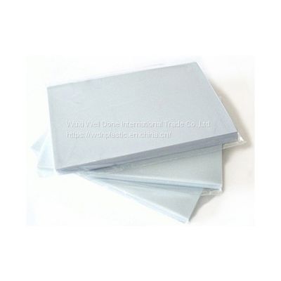 pvc coated overlay film for id card 0.08mm