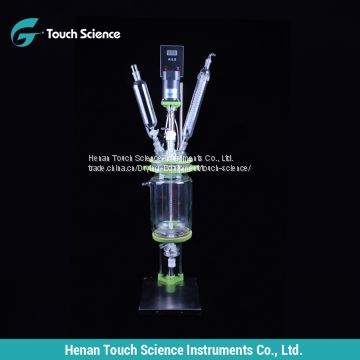 Pharmaceutical Jacketed Glass Reactor Used in Industrial Pilot