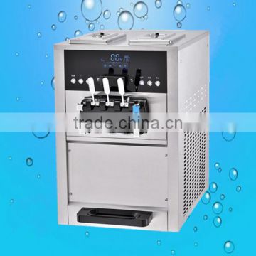Stainless Steel soft ice cream machine ,used commercial ice cream making machine