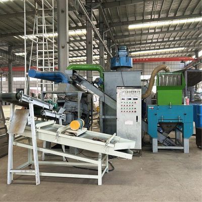 Scrap copper wire cable recycling and granulator machine for separating recycled copper from plastic(PVC)