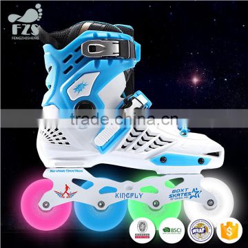 TPR light up inline roller shoes led skating shoes in India