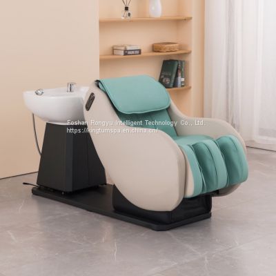 2023 New Fully Automatic Salon Furniture Shampoo Bed Equipment Electric Massage Shampoo Chair A11