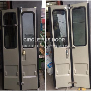 Nissan Civilian folding Bus door panel assembly( door panel,door lock,rubber seal,hinges,shaft,bearings,etc)
