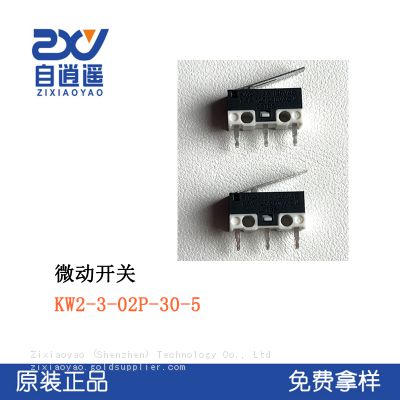 High lifespan KW2-3 series KW2-3-02P-30-5 micro switch long handle small micro action