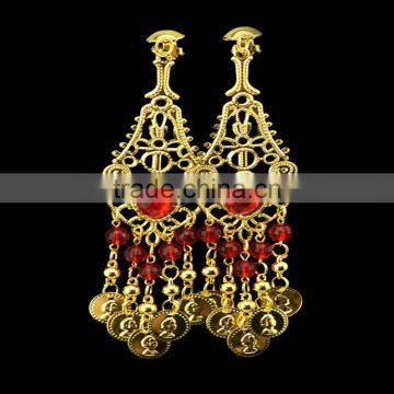 XP-TE-2198 factory price Morocco Tassel Stud Bali Jewelry Lady Magnetic Earrings for promotional gifts