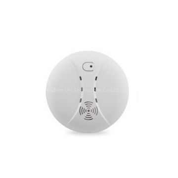 Independent smoke detector with photoelectric sensor