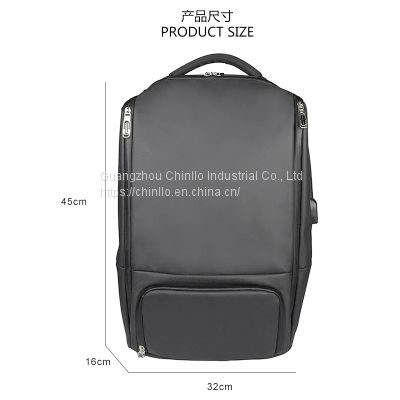 Laptop Bag Waterproof Gaming Backpack With Raincoat USB Charging Port