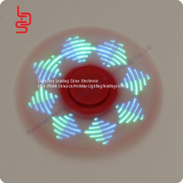 Color changing shapes LED flashing finger spinner eco-friendly children toy adult toy relax toy