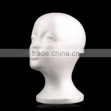 New Female Styrofoam Mannequin Manikin Head maniqui Model Foam Wig Hair Glasses Display Hot Worldwide