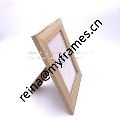 Simple Custom 6 7 8 Inch Log Color Wide Edge Photo Frame for Home and Office Decoration