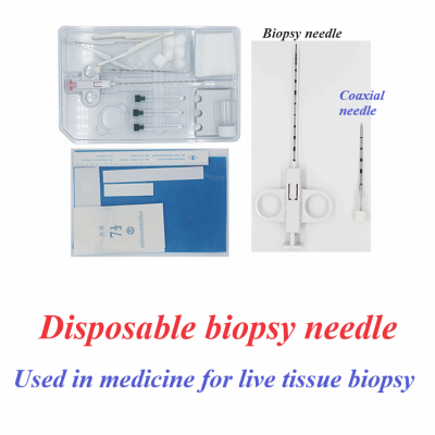 Disposable medical biopsy needles