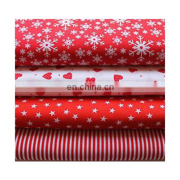 exporters of red color cotton polka dot print fabrics