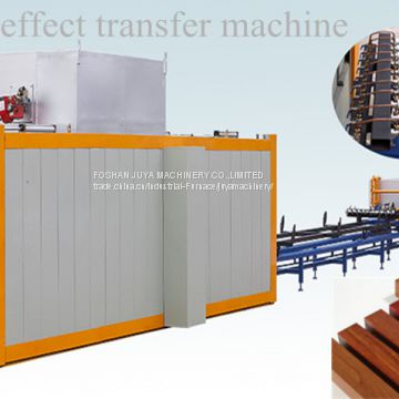 wood effect sublimqtion heat transfer machine for aluminum profiles