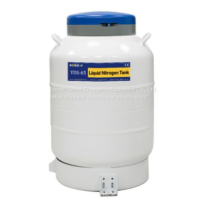 Laboratory liquid nitrogen tank YDS-65L Dewar bottle manufacturer