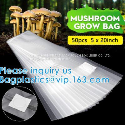 Mushroom Grow Bag For Spawn/Mushroom, GROW BAGS, NURSERY PLANTER, SEED HYDROPONICS, Grow Bags, Garden Patio Plant Flower