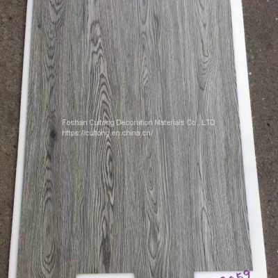 Guangdong wholesale wood grain PVC stone plastic floor 2.5mm back dry vinyl floor tile foreign trade LVT sheet floor