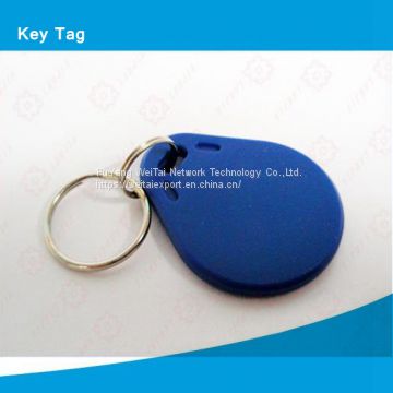 125KHz 13.56MHz Proximity ID Chip TK4100 RFID Keychain NFC Key Fob Ring Rewritable RFID Keyfob Tag