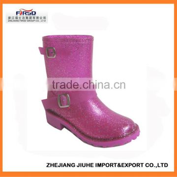 Glitter PVC Rain Boots for girls