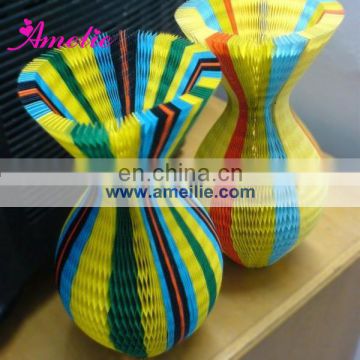 AF951 Vase shape honeycomb paper hat