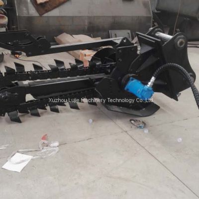 Trenching Machine Chain Trencher For Skid Steer Loader/Excavator/Tractor
