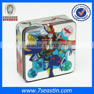 Metal playing card tin box / case for kids in high Japanese quality