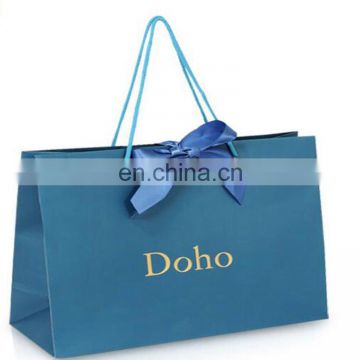 Factory price Cheap Price design grey pp woven handle shopping bag for supermarket retail paper bag