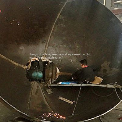 Section Forming Large Carbon Steel Hemisphere head for Atmospheric Tank 7600mm*18mm