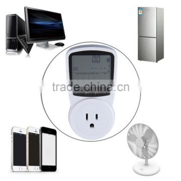 TS-1500 Electronic Energy Meter LCD Energy Monitor Plug-in Electricity Meter for US Plug Monitor