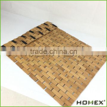 Hot sale hotel bath mat/ bamboo shower mat Homex-BSCI