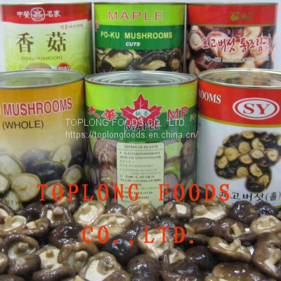 Canned PO-KU (Shiitake) Mushrooms