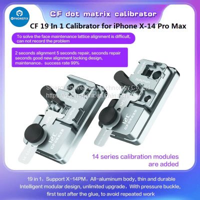 I2C 15 In 1 CF Dot Projector Calibrator Fixture for iPhone X-13 Pro Max