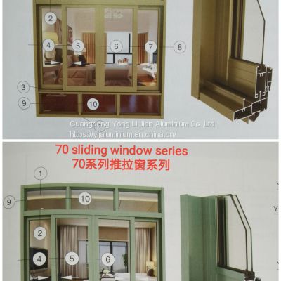 sliding windows aluminium profiles
