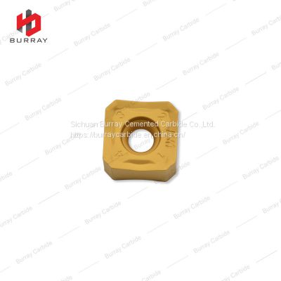 SNMX1206ANN-MM Carbide Milling Insert with Yellow Coated